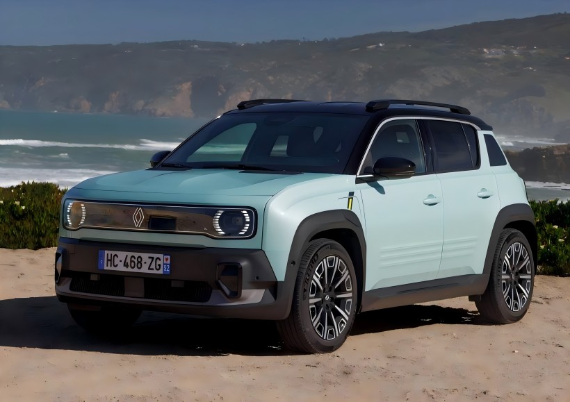Офіційні зображення Renault 4 E-Tech Випущено: Світло-зелена фарба додається, що очікується, що потраплять за кордон у 2025 році